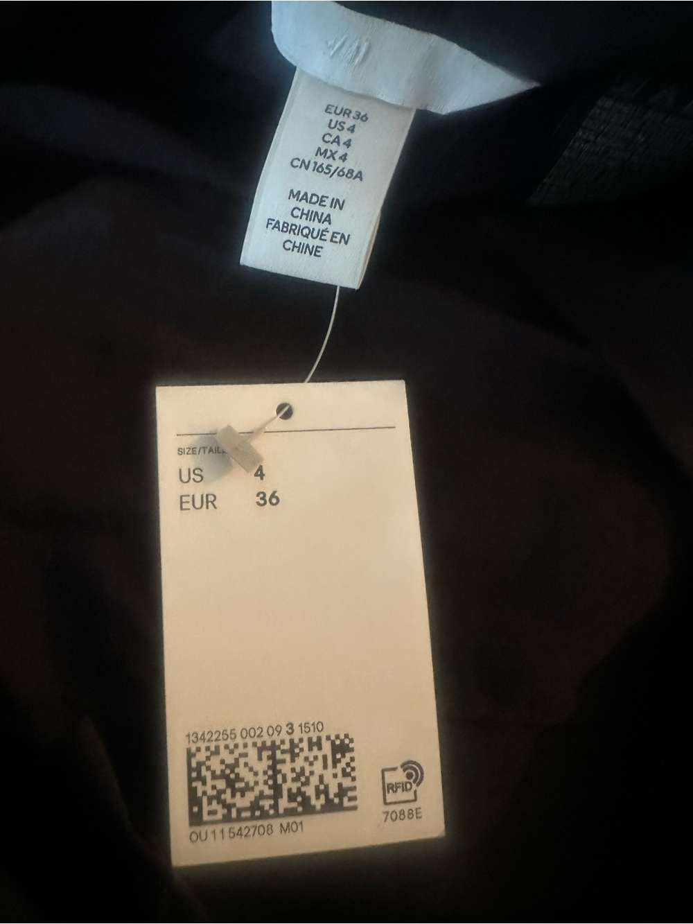 H&M Black Wide-Leg Balloon Hem Pants - Picture 5 of 5